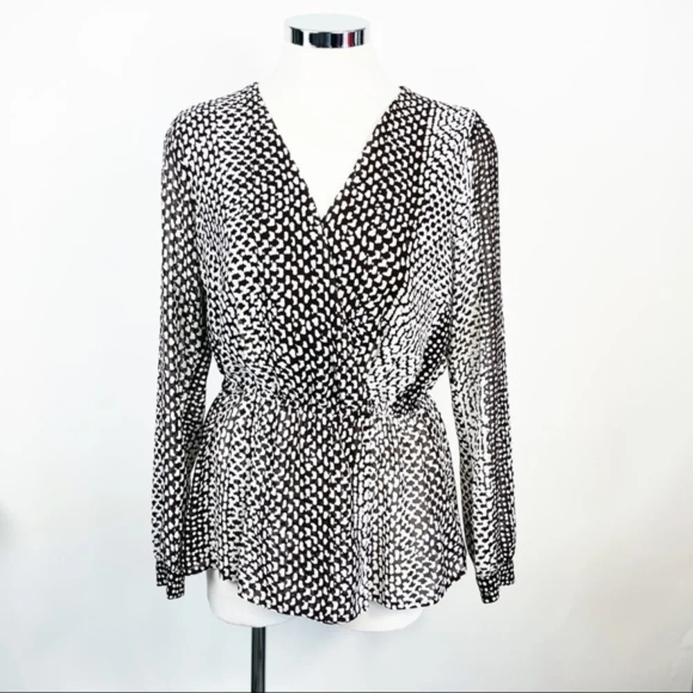 MICHAEL Michael Kors  Snake‎ Print Blouse Small